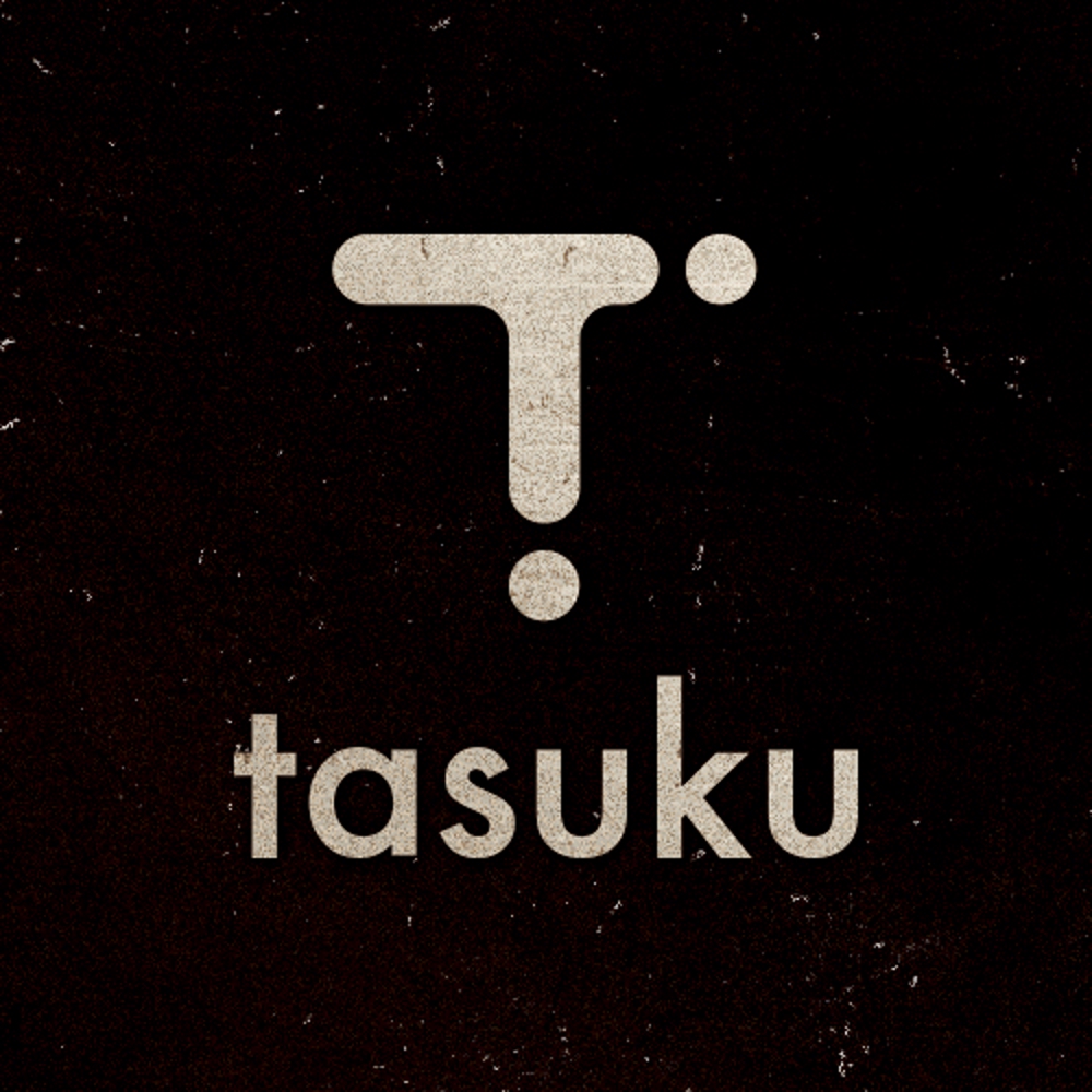 〈ブランド「tasuku」のロゴ〉と〈パッケージ全体のデザイン〉