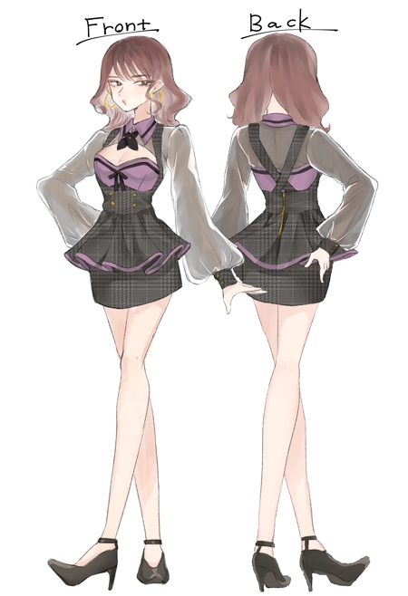 杜若あんこ (Annkooisii)さんのコンセプト系ガールズバーの制服デザインへの提案