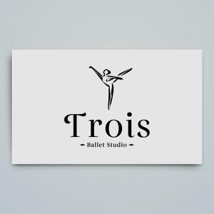 haru_Design (haru_Design)さんのクラシックバレエ  スタジオ「Ballet Studio Trois」のロゴへの提案