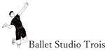 さんのクラシックバレエ  スタジオ「Ballet Studio Trois」のロゴへの提案