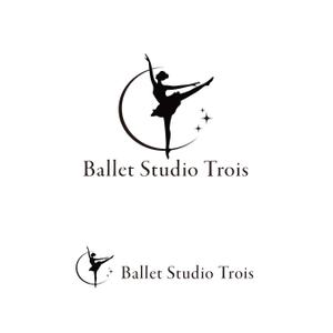 taiyaki (taiyakisan)さんのクラシックバレエ  スタジオ「Ballet Studio Trois」のロゴへの提案