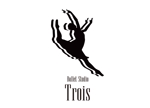 tora (tora_09)さんのクラシックバレエ  スタジオ「Ballet Studio Trois」のロゴへの提案