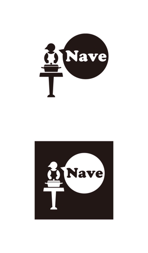 serve2000 (serve2000)さんのグルメ発信アカウントNave【ネーブ】のロゴへの提案
