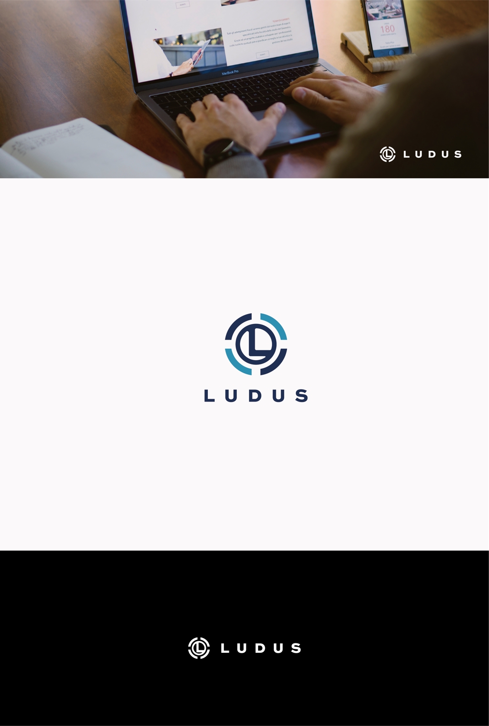 コンテンツSaaSサイト「LUDUS」のロゴ