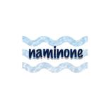 keina (k_n_a)さんのドライヘッドスパサロン「naminone」波の音のロゴ制作。海+ヘッドスパ+快眠がテーマへの提案