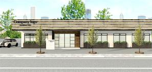 May.K (May_K)さんの給油所を事務所にリノベーションする為の建物外観デザインのパース制作への提案