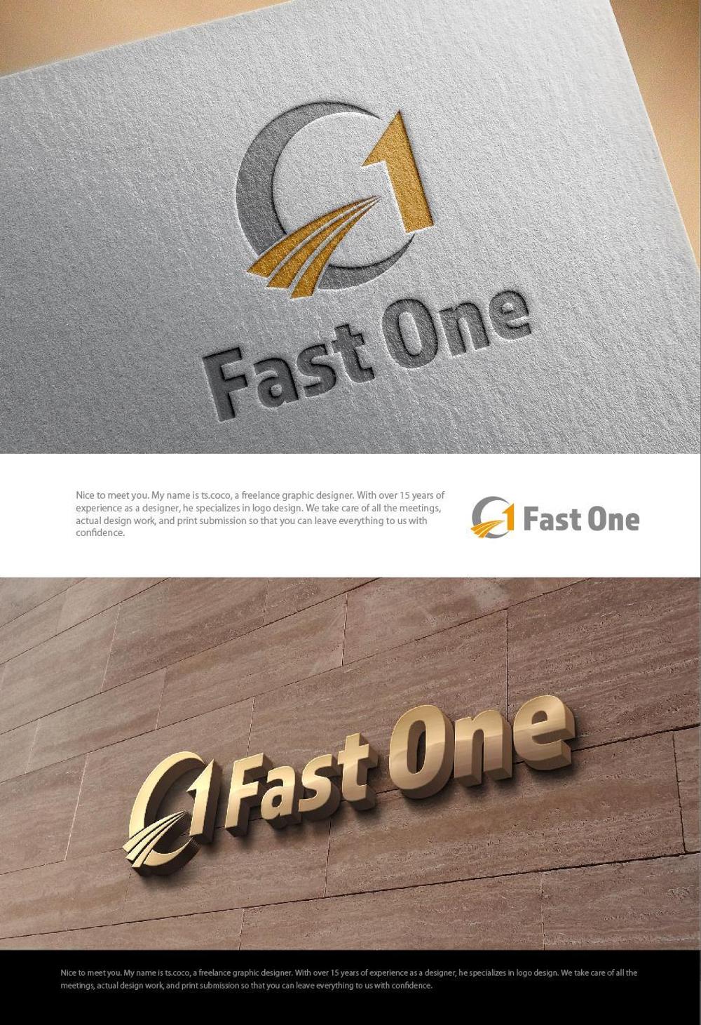 【高報酬！】脱毛（エステ）サロン「fast one」のロゴ