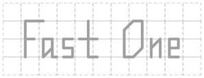 sugutaさんの【高報酬！】脱毛（エステ）サロン「fast one」のロゴへの提案