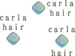 Bertheさんの「carla hair」のロゴ作成への提案