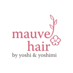 渋谷吾郎 -GOROLIB DESIGN はやさはちから- (gorolib_design)さんの「mauve hair by yoshi & yoshimi」のロゴ作成への提案