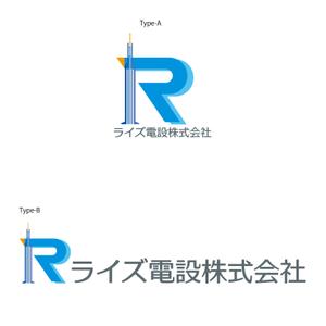 SUN&MOON (sun_moon)さんの建設業　電気工事会社の社名　ロゴへの提案