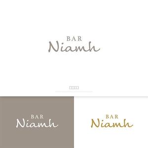  nobuworks (nobuworks)さんのBAR 「 niamh 」のロゴへの提案