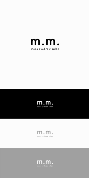 designdesign (designdesign)さんのメンズ専門眉毛サロンのロゴへの提案