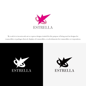 KT (KANJI01)さんのモデル派遣事務所「ESTRELLA」のロゴへの提案
