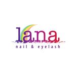 Ashida (assy_style)さんの「nail &eyelash lana」のロゴへの提案