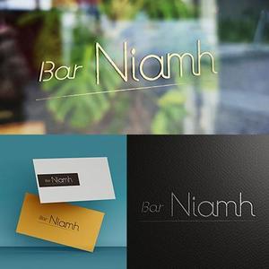 さんのBAR 「 niamh 」のロゴへの提案