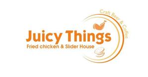 calimbo goto (calimbo)さんのカフェ「Juicy Things ~Fried chicken & Slider House~」ロゴへの提案
