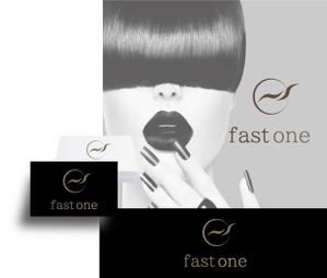 arc design (kanmai)さんの【高報酬！】脱毛（エステ）サロン「fast one」のロゴへの提案