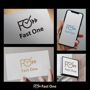 ununow (_unun)さんの【高報酬！】脱毛（エステ）サロン「fast one」のロゴへの提案