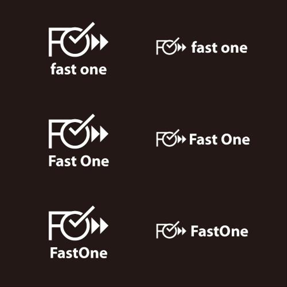 【高報酬！】脱毛（エステ）サロン「fast one」のロゴ