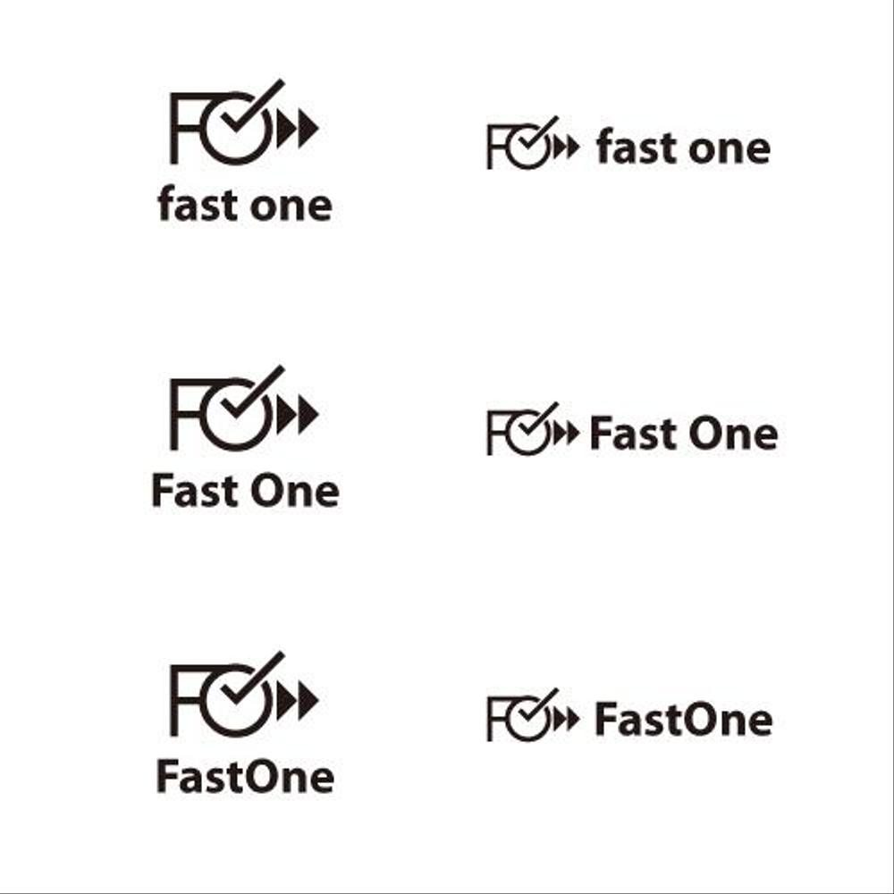 【高報酬！】脱毛（エステ）サロン「fast one」のロゴ