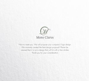 RYUNOHIGE (yamamoto19761029)さんの茶道・不動産の『Mons Clarus』の企業ロゴ作成への提案