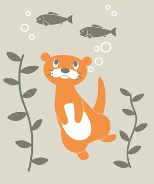 aureolin86 (aureolin86)さんの水族館の生き物をモチーフとした昭和レトロ風イラストの募集への提案