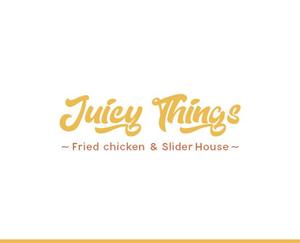 ケイ / Kei (solo31)さんのカフェ「Juicy Things ~Fried chicken & Slider House~」ロゴへの提案