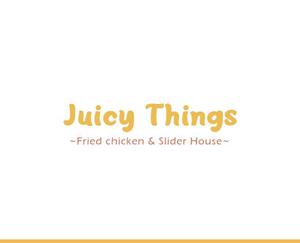 ケイ / Kei (solo31)さんのカフェ「Juicy Things ~Fried chicken & Slider House~」ロゴへの提案