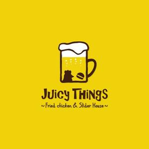 eiasky (skyktm)さんのカフェ「Juicy Things ~Fried chicken & Slider House~」ロゴへの提案