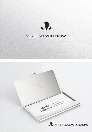 DECO (DECO)さんの会社名「VIRTUALWINDOW」のインパクトあるロゴの製作への提案