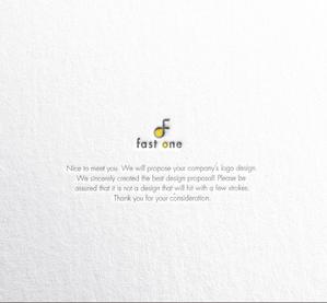 RYUNOHIGE (yamamoto19761029)さんの【高報酬！】脱毛（エステ）サロン「fast one」のロゴへの提案