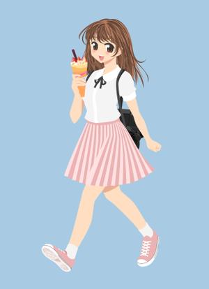 くま (bear0505)さんのクレープ屋のキャラクターデザインへの提案