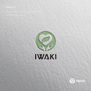doremi (doremidesign)さんの介護・看護の「IWAKI」のロゴへの提案