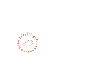 中村 (prpr_0509)さんのカフェ「Juicy Things ~Fried chicken & Slider House~」ロゴへの提案