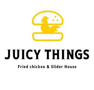 DELIGHT デザインスタジオ (delight1977)さんのカフェ「Juicy Things ~Fried chicken & Slider House~」ロゴへの提案