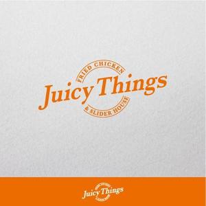 FOURTH GRAPHICS (kh14)さんのカフェ「Juicy Things ~Fried chicken & Slider House~」ロゴへの提案