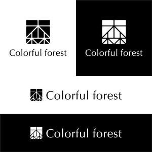 designoffice103plusさんのレディースアパレルショップサイト「Colorful forest」のロゴへの提案