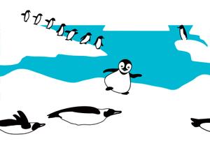 vioreta (vioreta)さんの水族館の生き物をモチーフとした昭和レトロ風イラストの募集への提案
