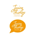Hagemin (24tara)さんのカフェ「Juicy Things ~Fried chicken & Slider House~」ロゴへの提案
