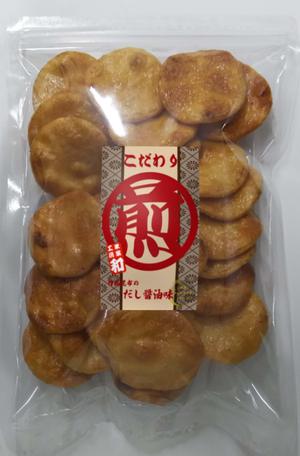 石川　拓真 (ttaakkuummaa1017)さんのこだわりせんべいのラベルデザインへの提案