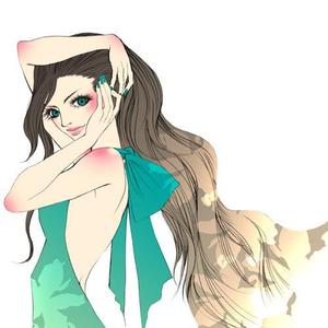 27teruさんの美容室看板のイラストへの提案