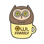 NANA (meowmeowmeow77)さんの「ＯＷＬ　ＦＡＭＩＬＹ」のロゴ作成への提案