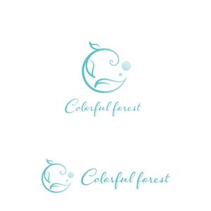 marutsuki (marutsuki)さんのレディースアパレルショップサイト「Colorful forest」のロゴへの提案