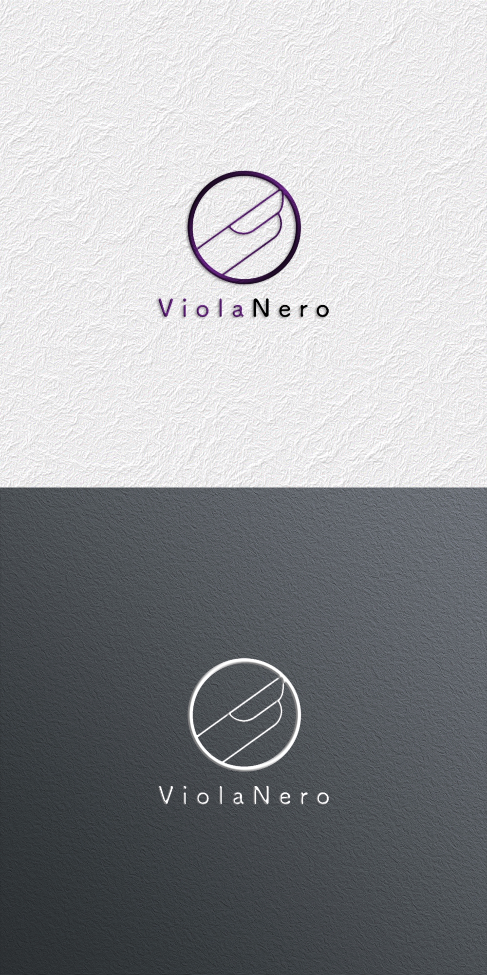 ネイルサロン(ViolaNero)のロゴです。
