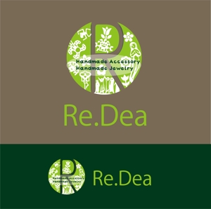 arc design (kanmai)さんのハンドメイドアクセサリーショップ【Re.Dea】のロゴへの提案