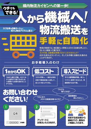 新野辺 りん (GinDesign)さんの製造業の展示会におけるA4手配りチラシデザインのご依頼への提案