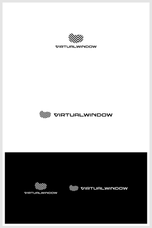 tobiuosunset (tobiuosunset)さんの会社名「VIRTUALWINDOW」のインパクトあるロゴの製作への提案