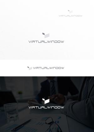 OVER (OVER)さんの会社名「VIRTUALWINDOW」のインパクトあるロゴの製作への提案