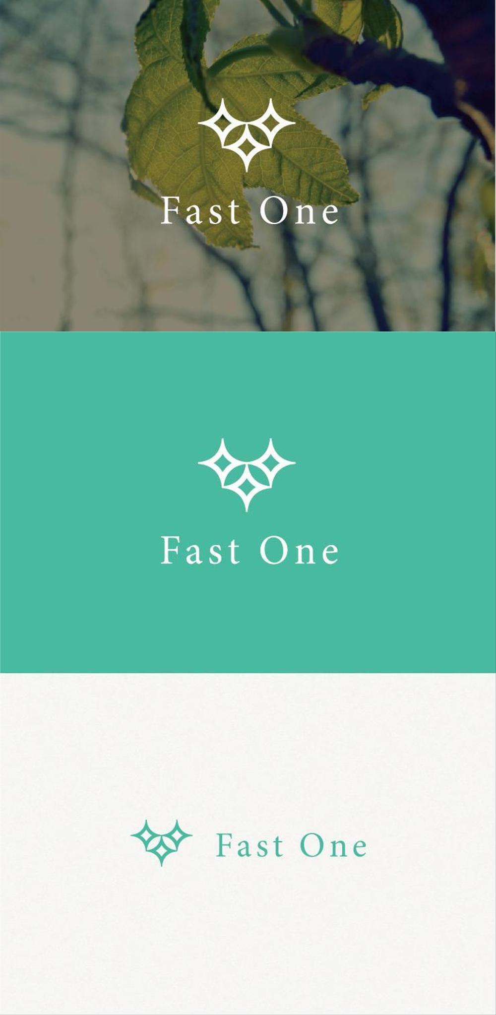 【高報酬！】脱毛（エステ）サロン「fast one」のロゴ